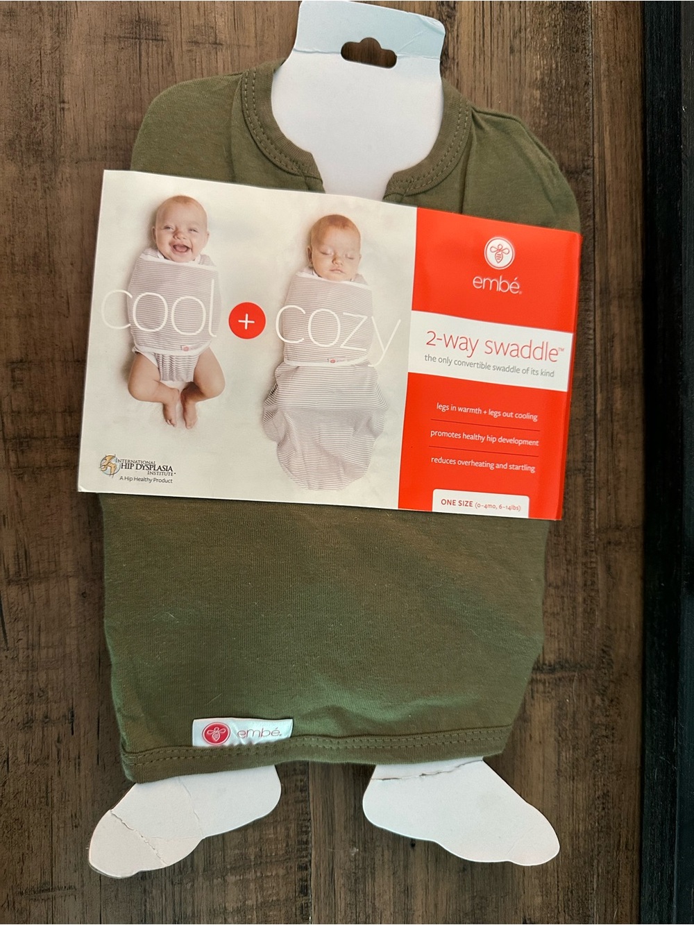 Embe Swaddle - Olive Green